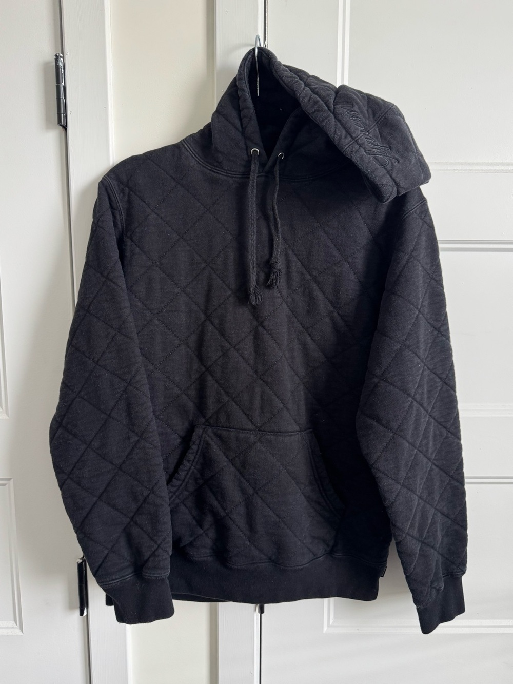 Supreme Quilted Diamond Stitch Men’s / Unisex Hoodie | 100% Cotton